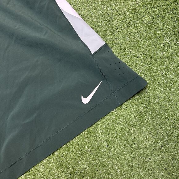Nike Dri-Fit MSU Spartans Basketball Shorts Green White Mens Size Large - Picture 3 of 8
